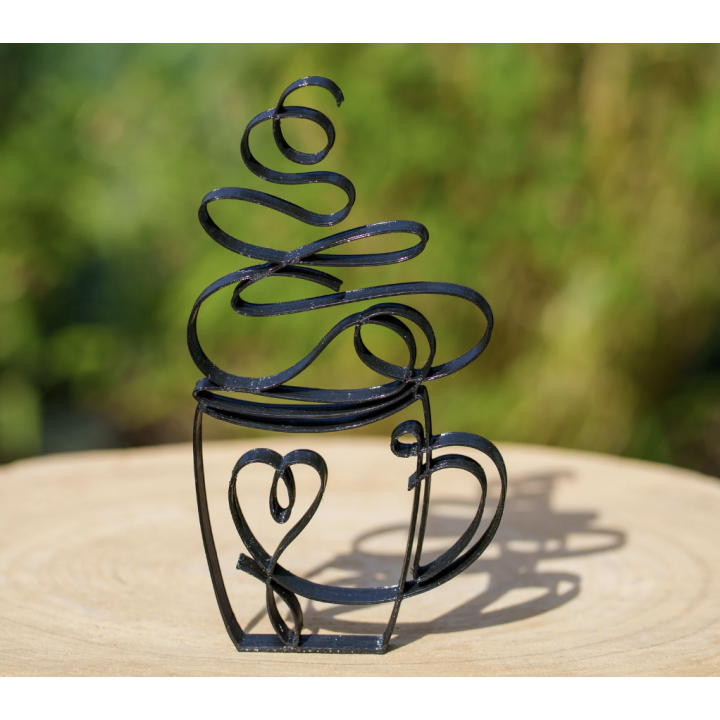 Décoration Minimaliste Tasse coeur
