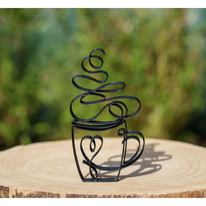 Décoration Minimaliste Tasse coeur