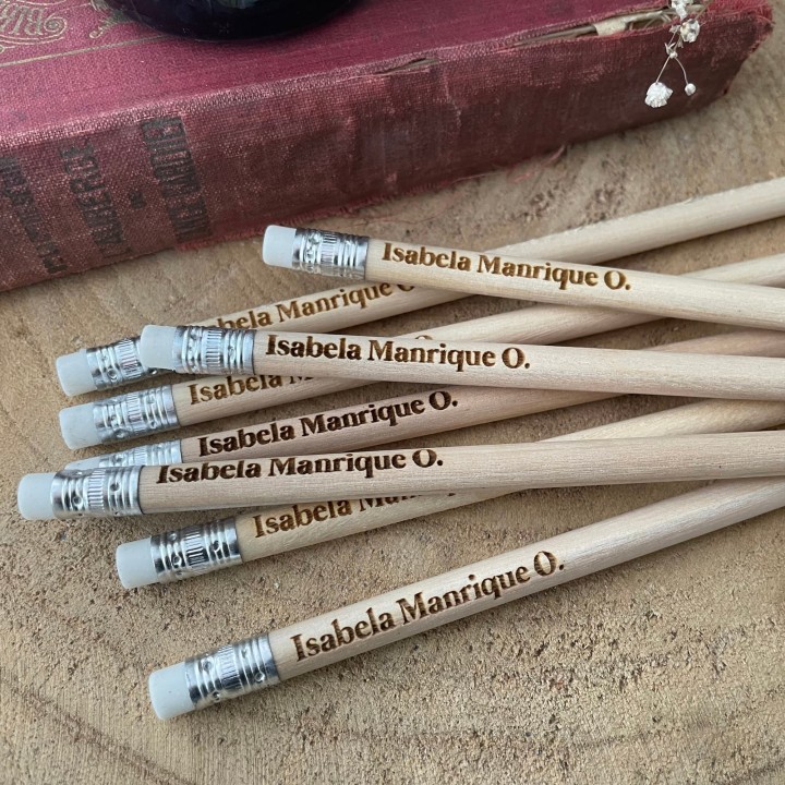 Crayon à papier avec gomme personnalisé
