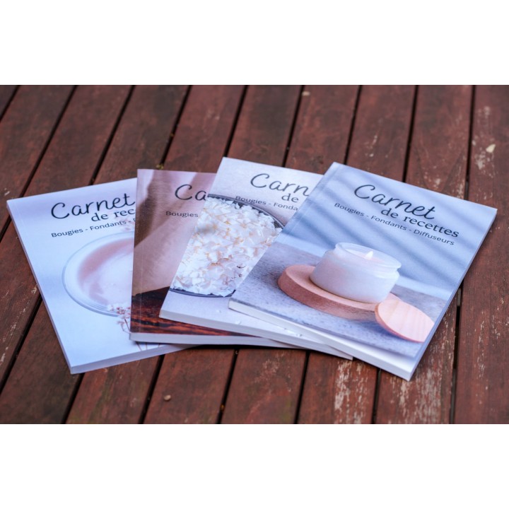 Carnet de suivi de recettes pour bougies