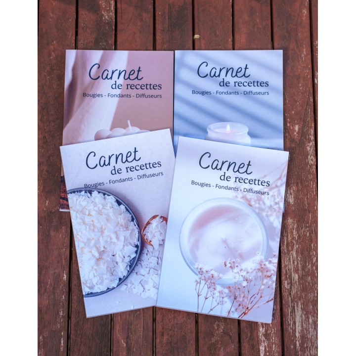 Carnet de suivi de recettes pour bougies