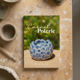 Carnet de Poterie à compléter - Journal de bord pour céramistes | 55 fiches projets - Bleu