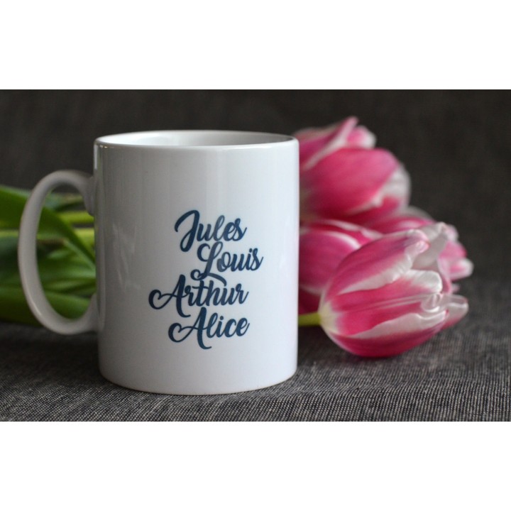 Mug blanc Mamie depuis... Tasse Personnalisable - Fête des Mères, Fête des Grand-mères