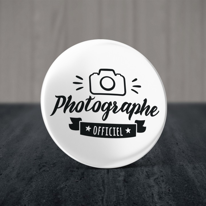 Badge Photographe Officiel