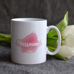 Mug Marraine - Modèle Aquarelle