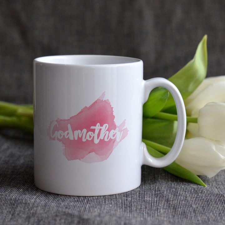 Mug Marraine - Modèle Aquarelle