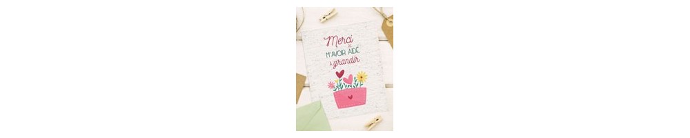Cartes à planter. Cartes à gratter